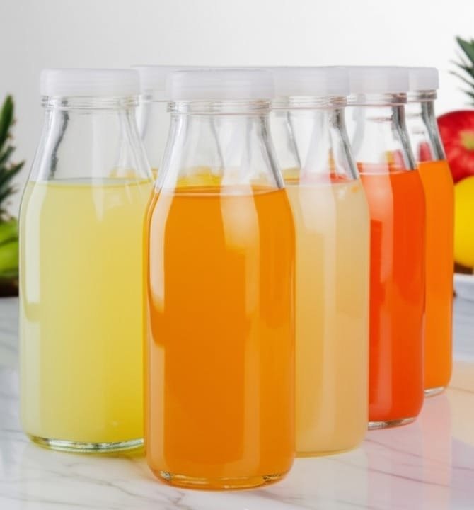 6 Mini Bouteilles En Verre – 200 Ml - Image 1 of 4