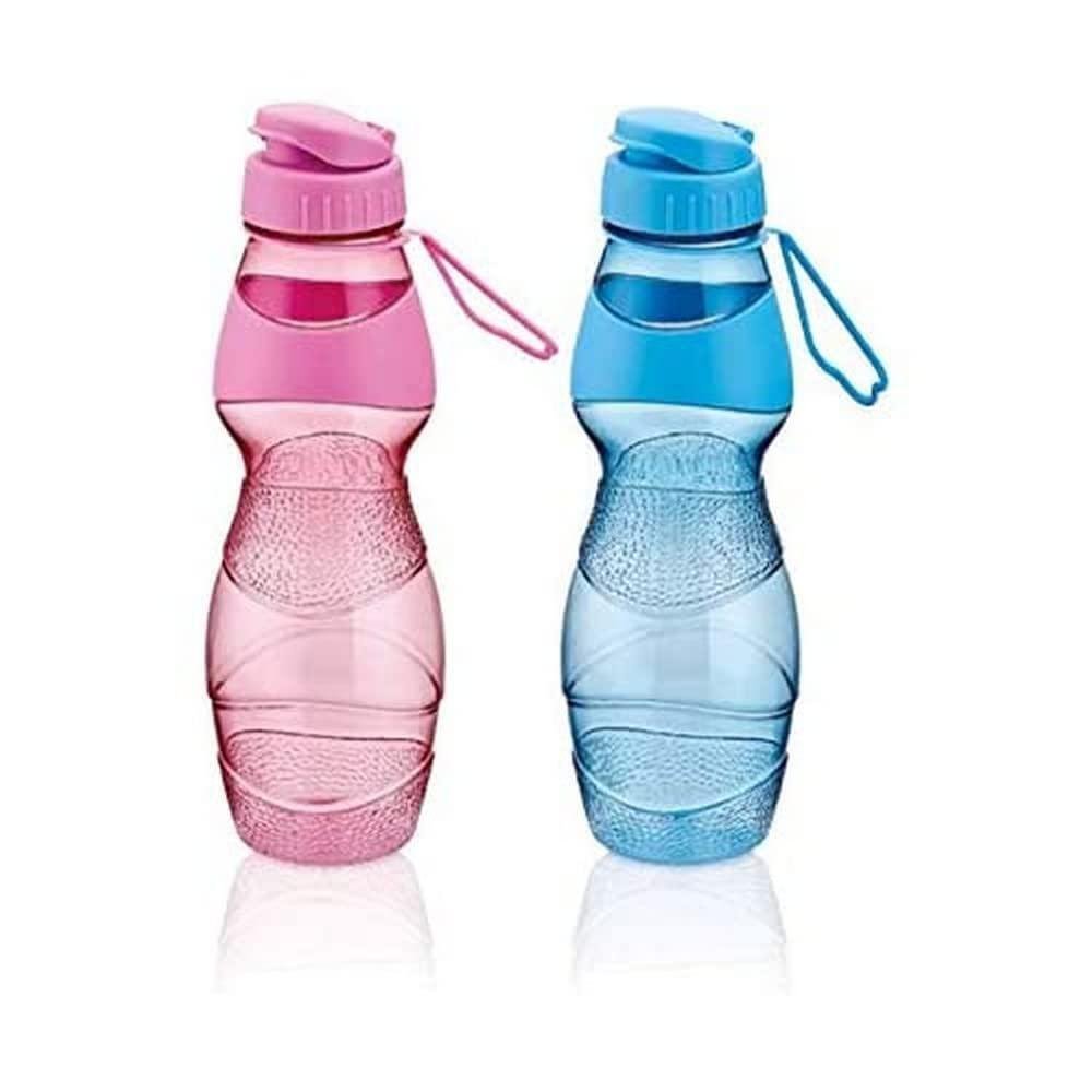 Bouteille deau de sport isotherme en plastique sans BPA 500ml couleur bleu - Image 1 of 2