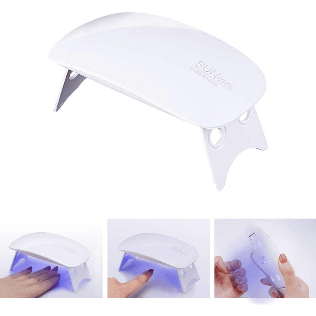 Mini lampe UV LED pour vernis Gel, design souris avec câble USB - Image 1 of 4