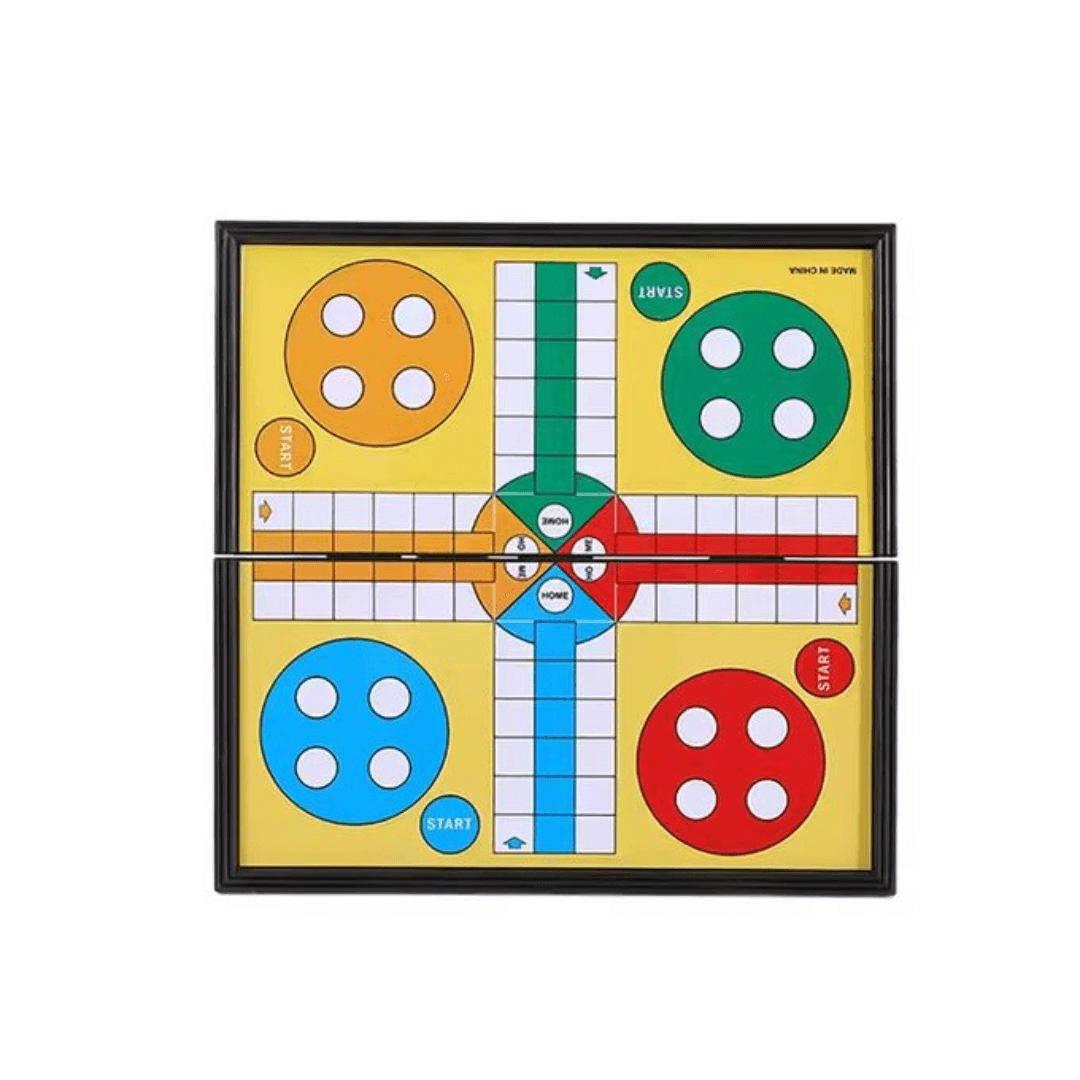 Jeu de Ludo Magnétique 33×33 cm – Idéal pour des Instants Ludiques en Famille - Image 1 of 4