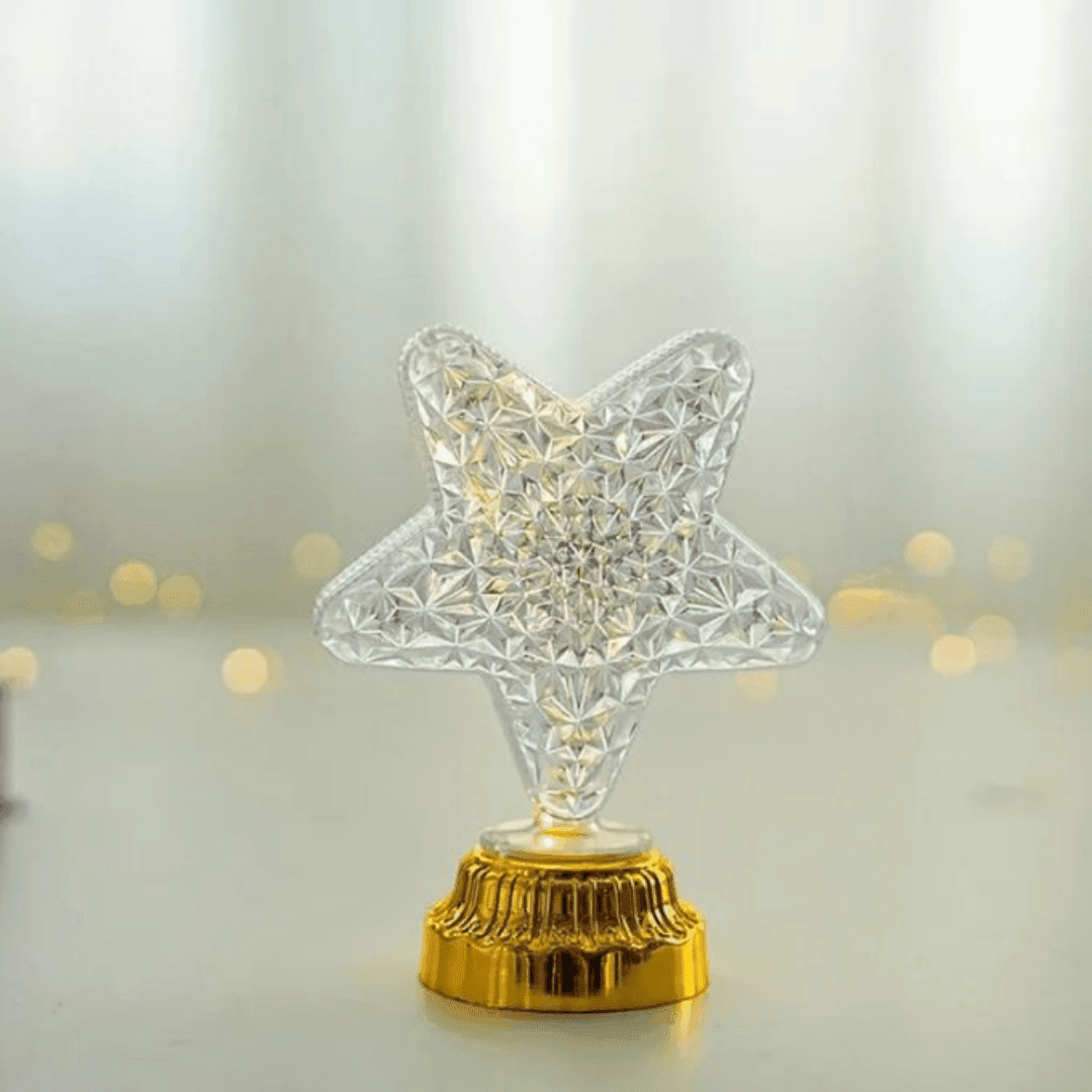 Lampe de Table en Cristal – Éclairage au Design Nordique pour une Décoration Moderne. - Image 1 of 4