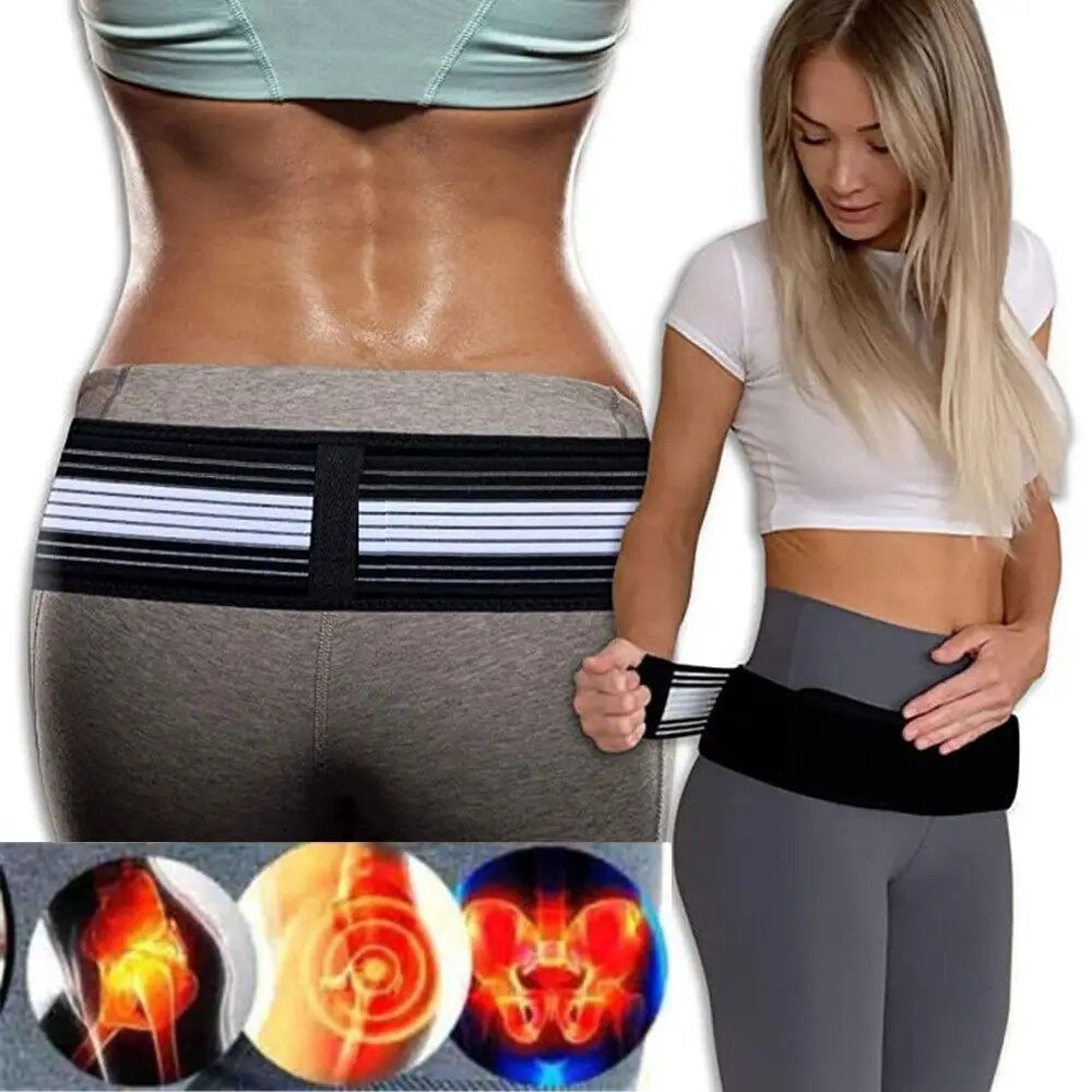 Ceinture de Soutien pour Hanches et Bas du Dos ,outil de Massage de la taille pour femmes et hommes - Image 1 of 4