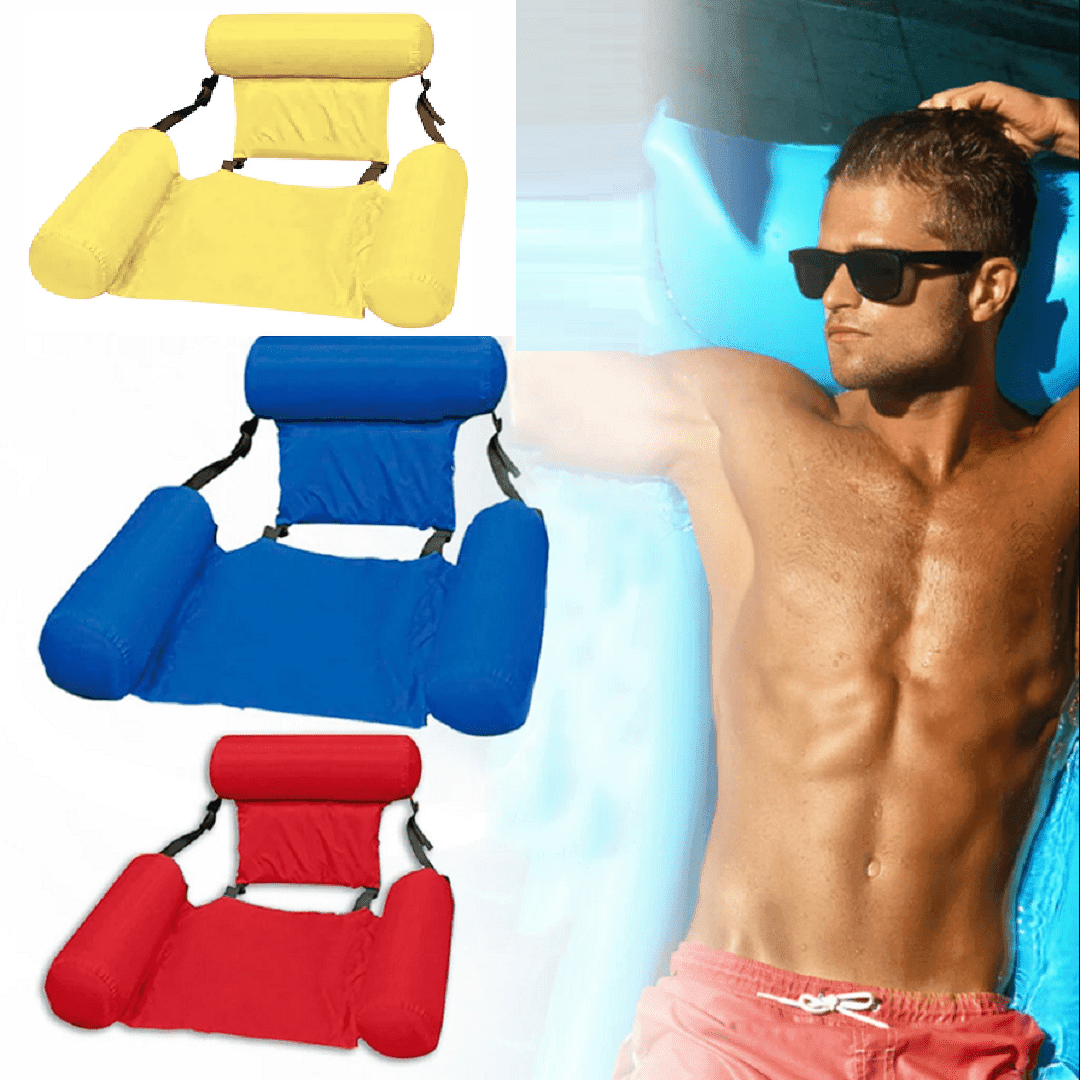 Fauteuil De Piscine Gonflable Pour Une Relaxation (couleur Aléatoire) - Image 1 of 4