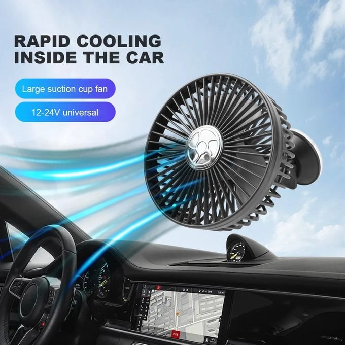 Breeze on the Go Mini Ventilateur à Clip pour une Fraîcheur Instantanée en Voiture - Image 1 of 4