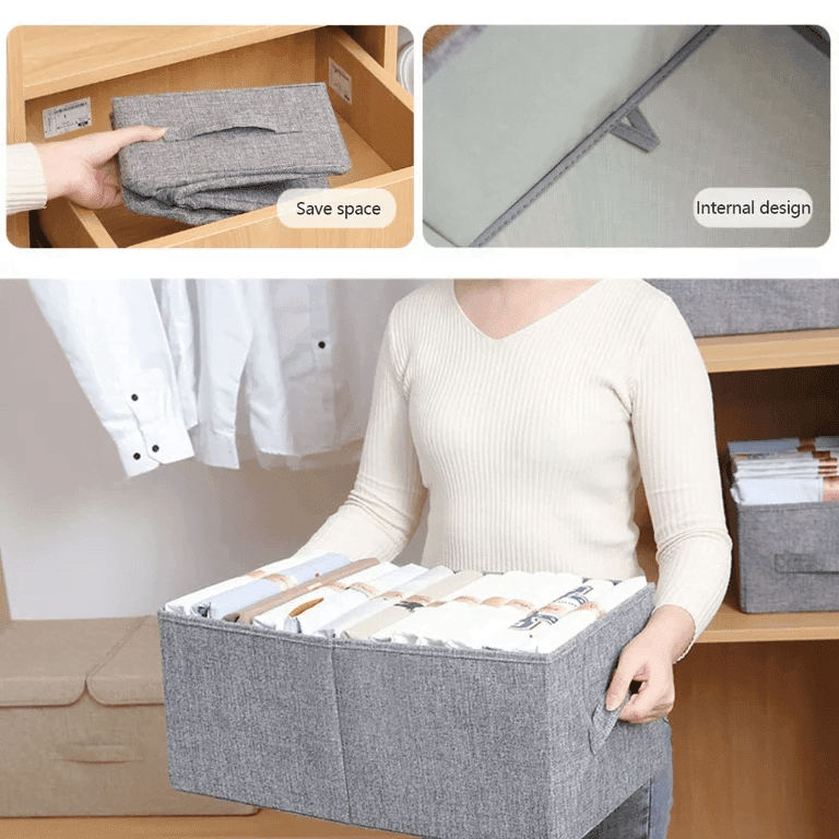 Boîte de rangement pliable pour vêtements d’enfants pour chambre à coucher - Image 1 of 4