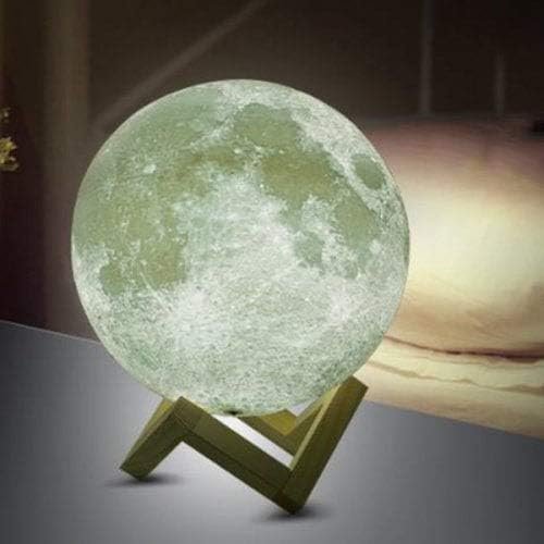 Lampe lune 3D rechargeable - Image 1 of 3