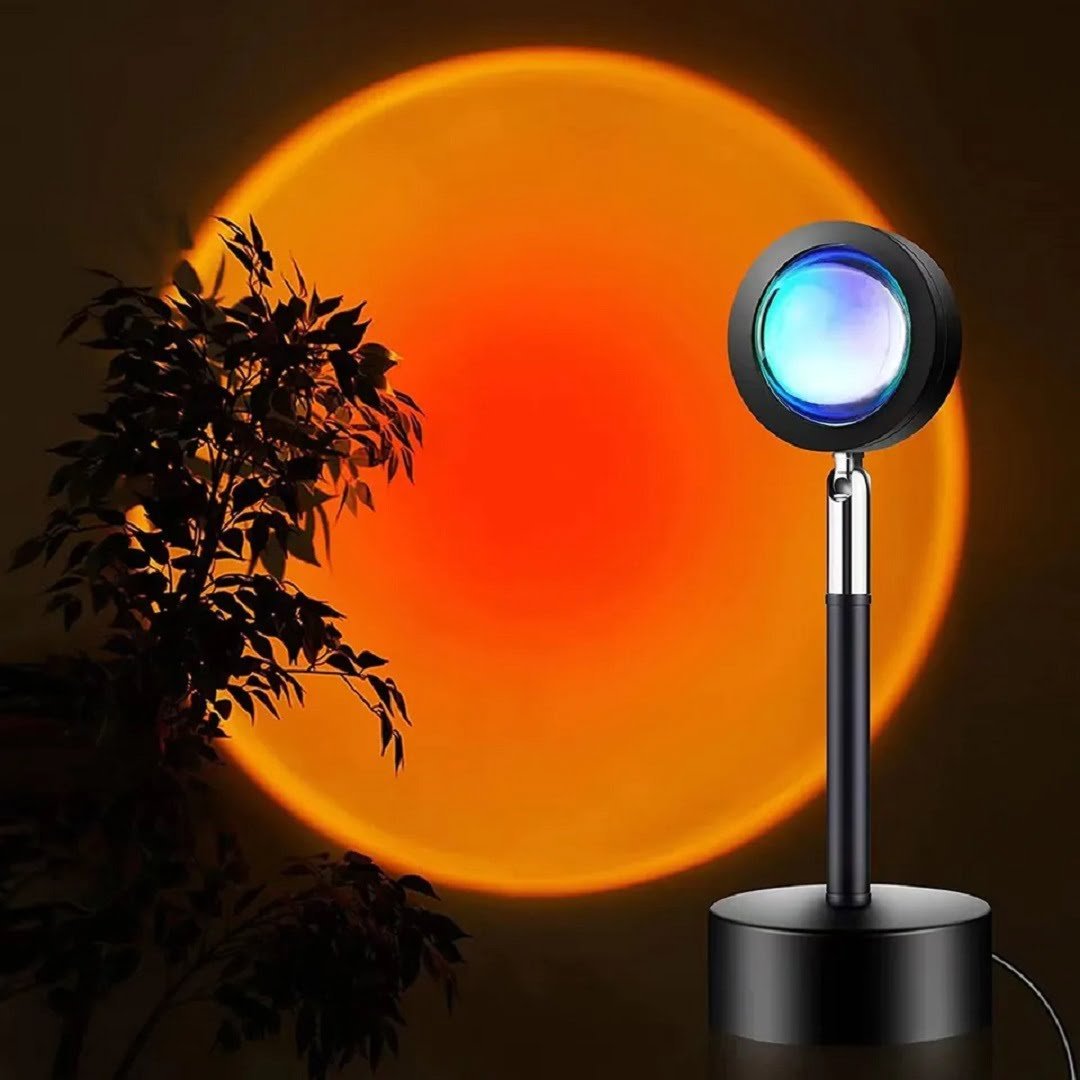 Lampe de coucher de soleil LED moderne, projecteur de lumière de coucher de soleil - Image 1 of 4