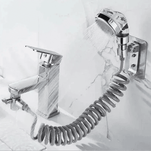 Ensemble Pomme de douche, douchette à main pour robinet évier - Image 1 of 4