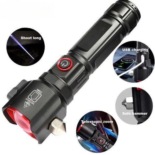 Lampe Torche LED Rechargeable USB pour l’Exploration et la Sécurité - Image 1 of 4