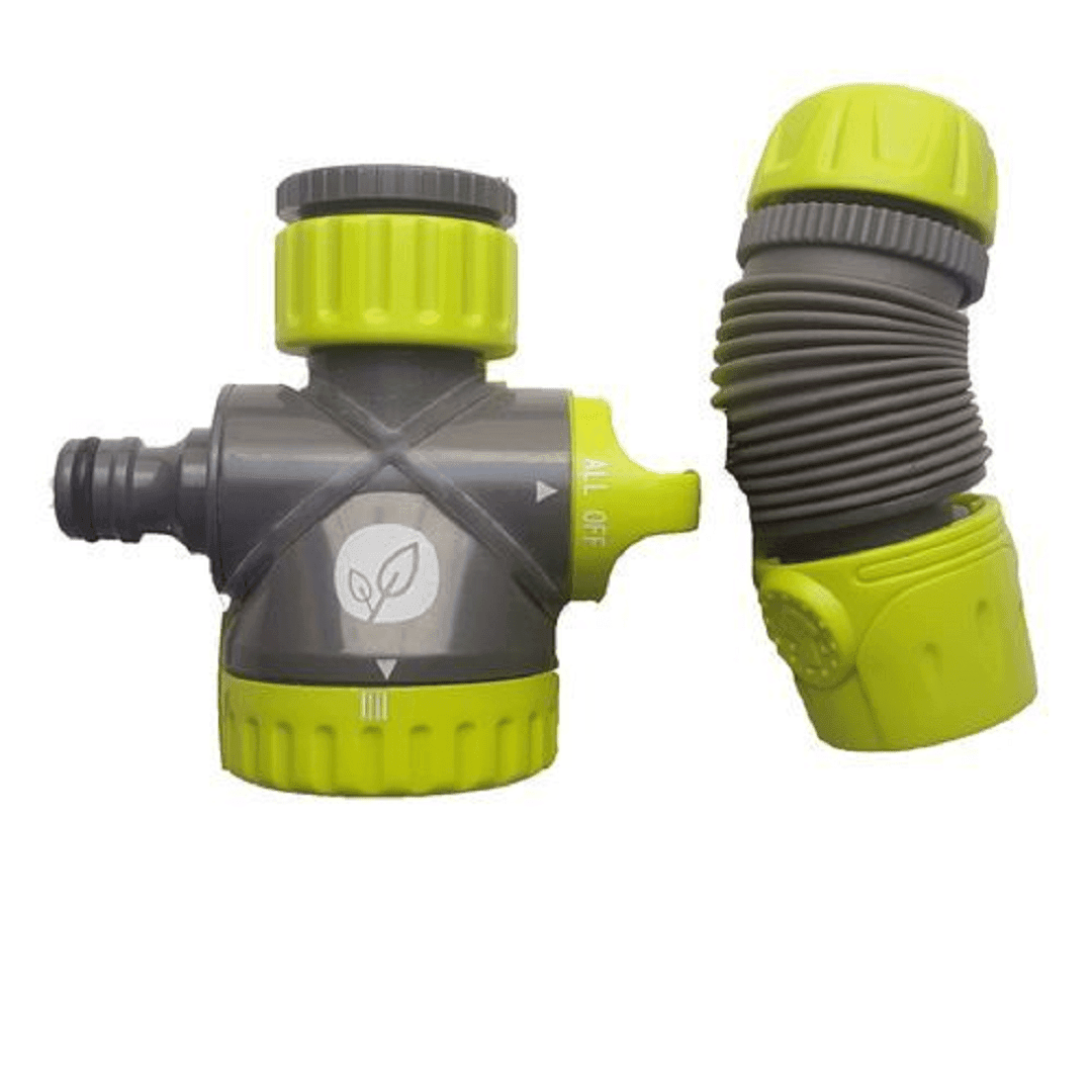 Double sortie avec Adaptateur de robinet avec 2 voies connecteur - Image 1 of 2
