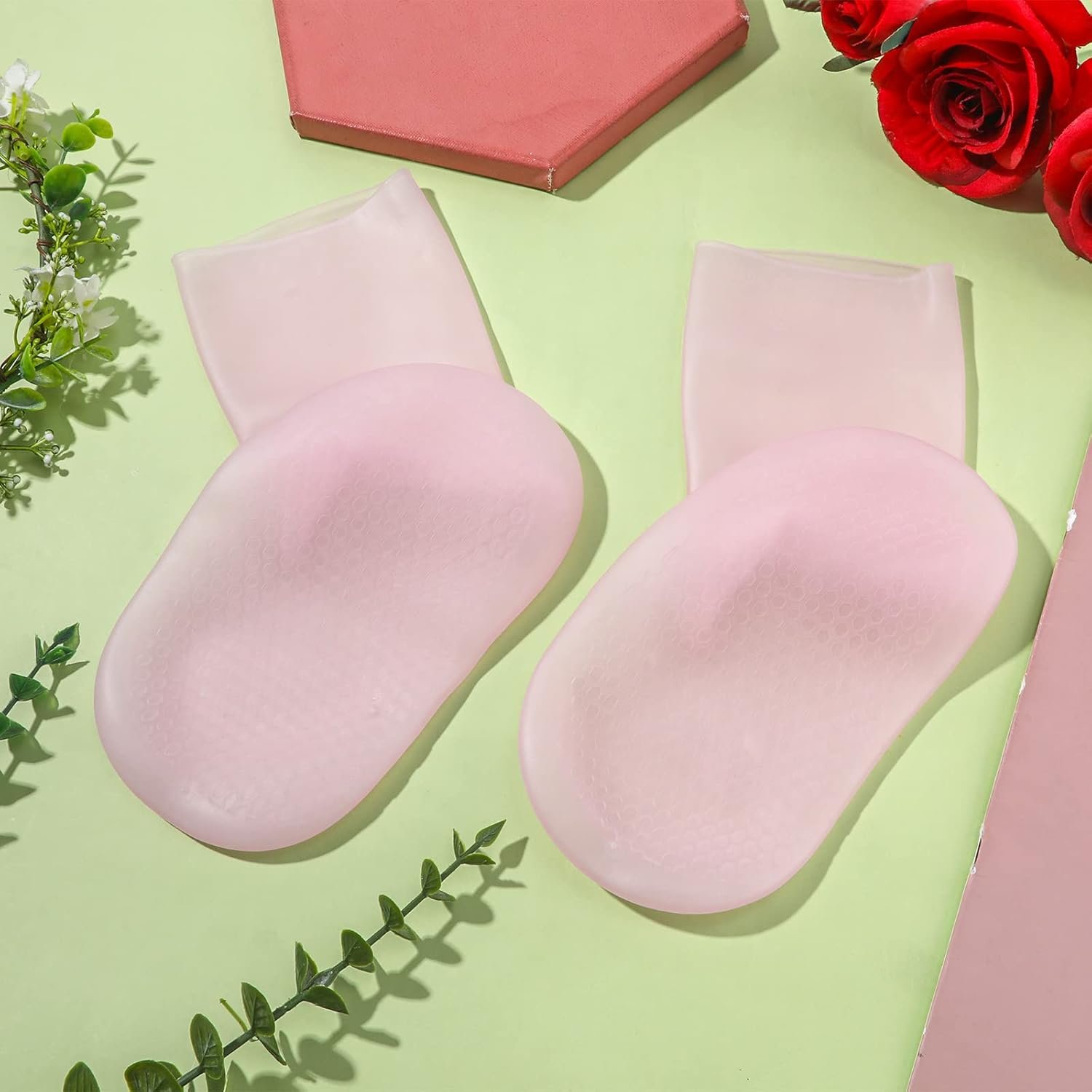 Lot De 2 Paires Chaussettes Hydratantes En Silicone - Image 1 of 4