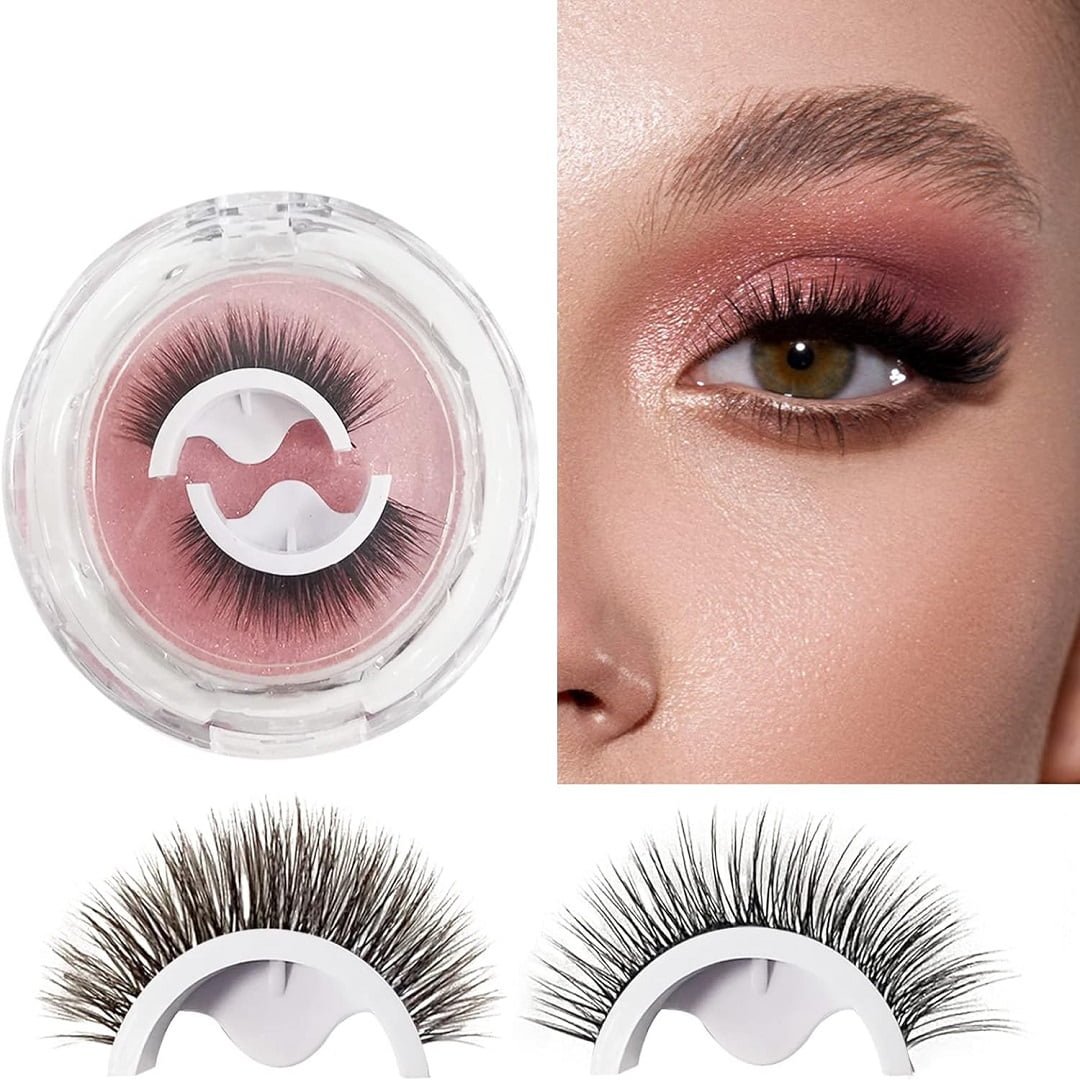 Faux cils autocollants sans colle double adhésif rapide - Image 1 of 4