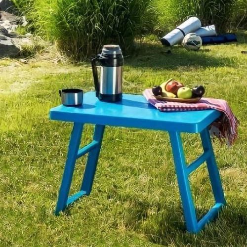 Table de Pique-Nique Plastique Pliante, Parfaite pour Camping et Plage et cuisine (Couleur Aléatoire) - Image 1 of 4