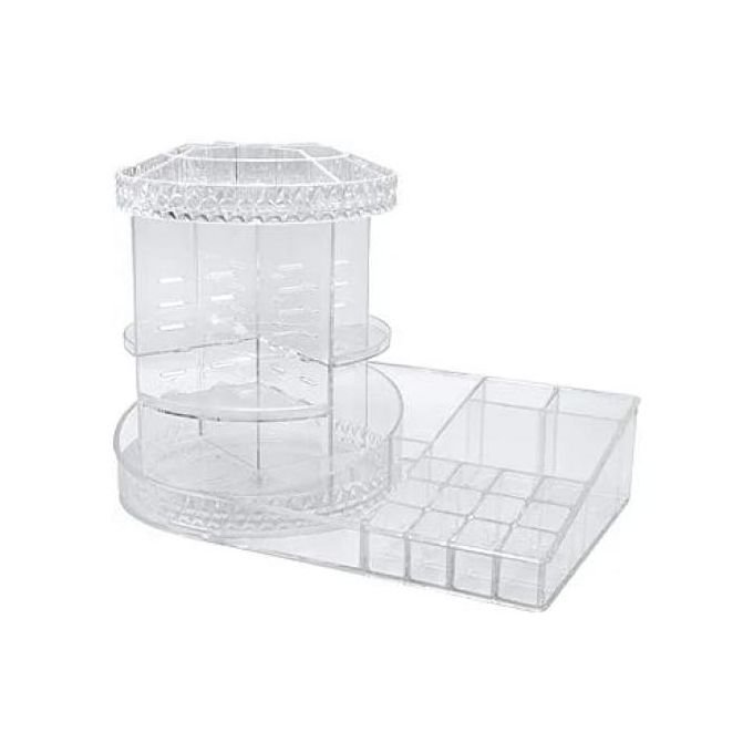 Boîte De Rangement Cosmétique – Rotation 360° - Image 1 of 4