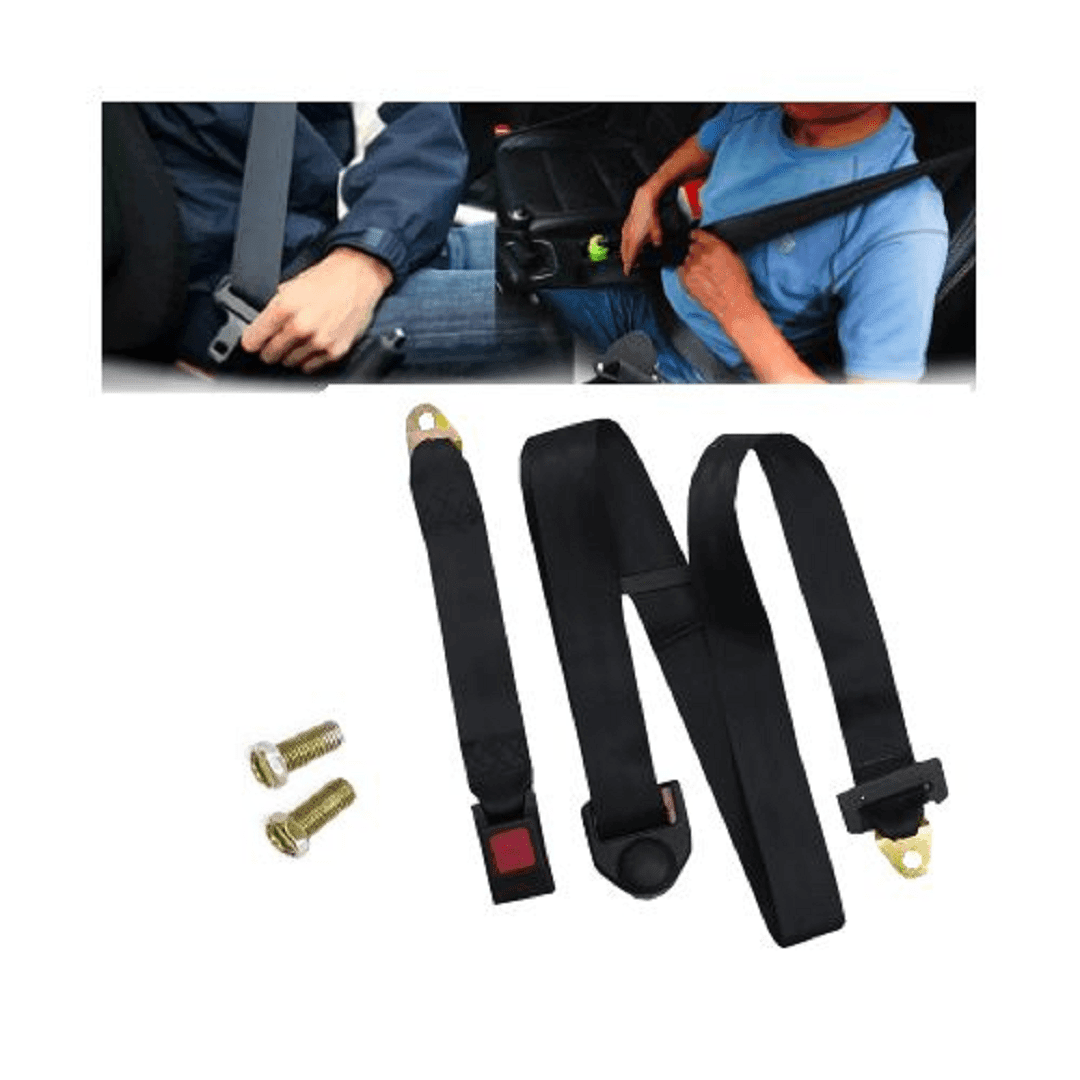 Ceinture de Sécurité Universelle à Trois Points, Ceinture de Sécurité de Voiture Réglable - Image 1 of 2