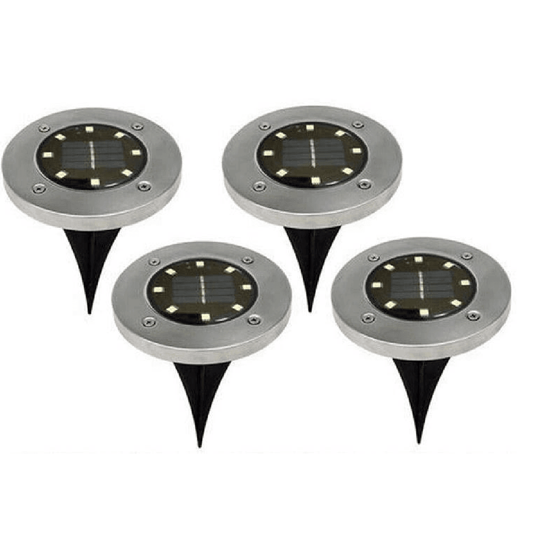 Lampes Solaires Led Encastrables Au Sol – Étanches Pour Jardin Et Extérieur - Image 1 of 4