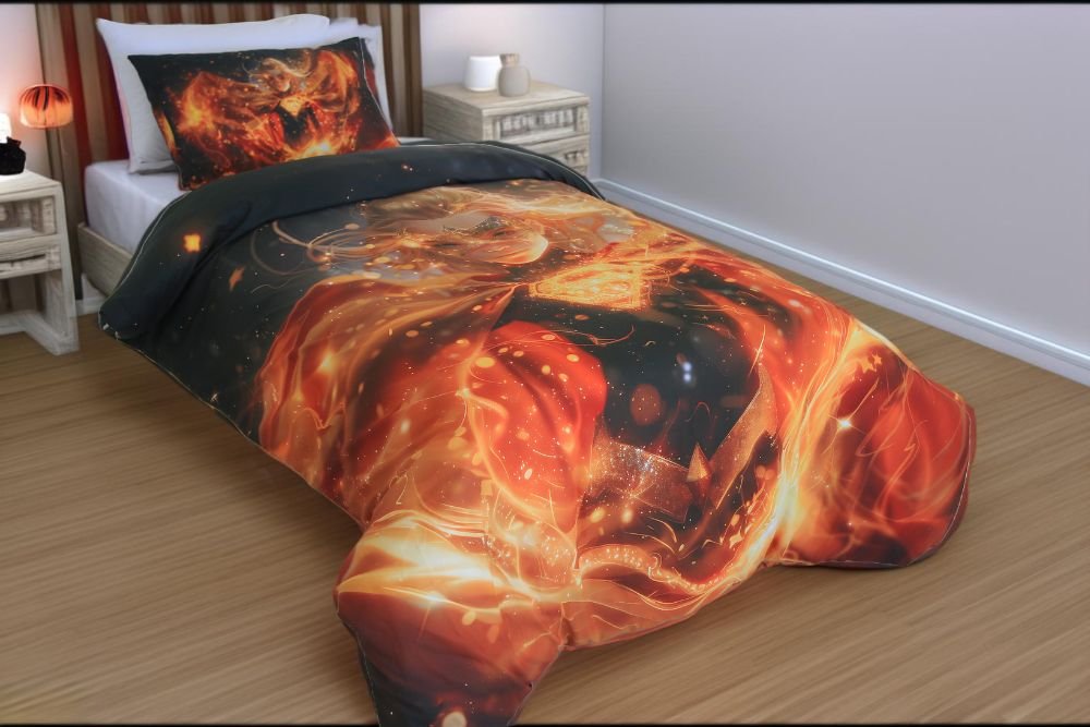 Housse de couette Gardienne de la Galaxie 1 Place - (160x220 cm) + 1 Taies d’Oreiller - Image 1 of 4