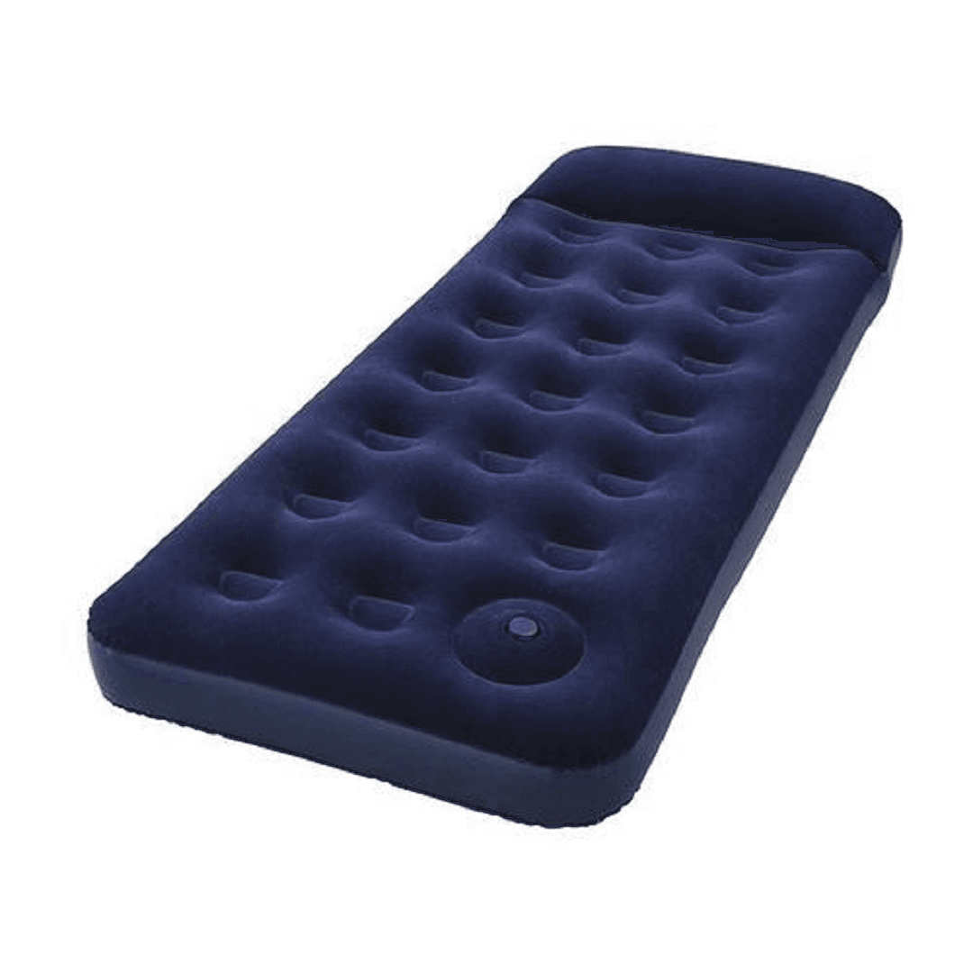 Matelas gonflable avec Oreillers et pompes à pied intégrée - Image 1 of 4