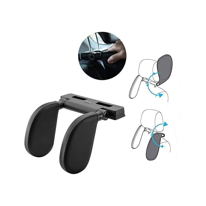 Confort sur la route Appui tête de voiture ergonomique pour un soutien optimal du cou (colleur aléatoire) - Image 1 of 4