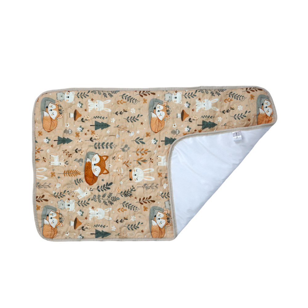 Tapis à Langer Bébé Imperméable Sommeil Renardé 50x80 cm - Un achetez le 2éme est offert - Image 1 of 4