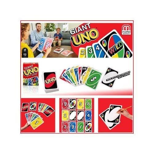 Jeu de cartes familial géant , jeux de cartes UNO, jeu amusant pour enfants - Image 1 of 1