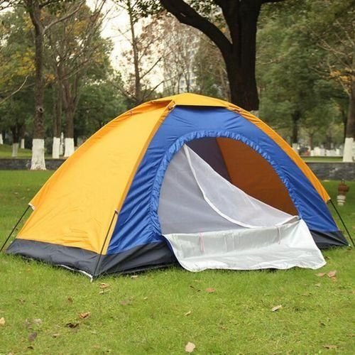 LA TENTE DE CAMPING 4 PERSONNES Multicouleurs 208x208x145 cm - Image 1 of 1