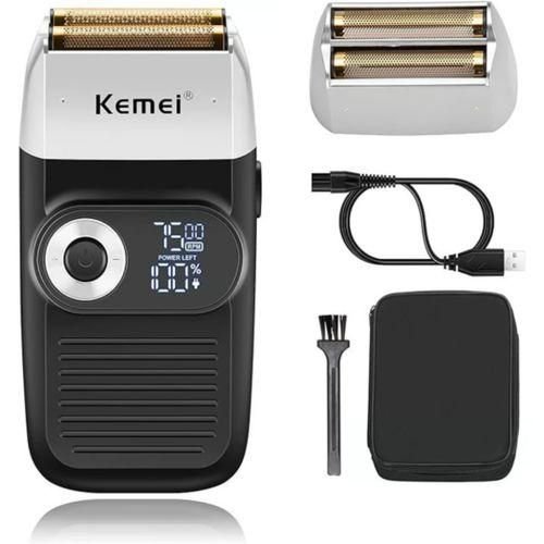 Rasoir électrique pour homme, tondeuse à barbe rechargeable KM2026. - Image 1 of 1