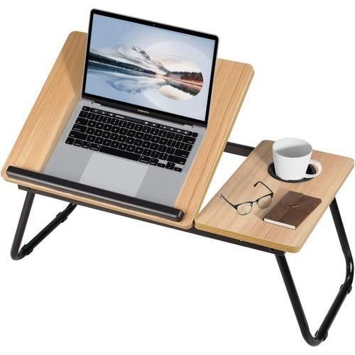 Table Pliante Réglable pour Ordinateur Portable en Bois MDF  - Image 1 of 1