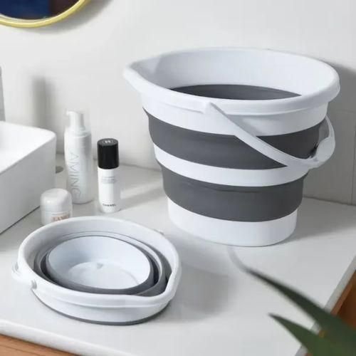 Panier pliable en silicone pour le linge, le camping et le rangement à la maison - Image 1 of 1