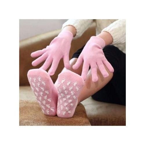 Ensemble De Chaussettes Et Gants En Silicone Réutilisables Spa - Image 1 of 1