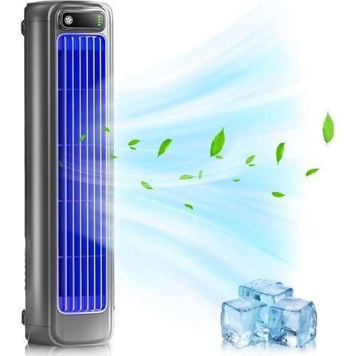 Climatiseur mural portable – Refroidisseur d'air avec ventilation puissante et lumière LED bleue - Image 1 of 1