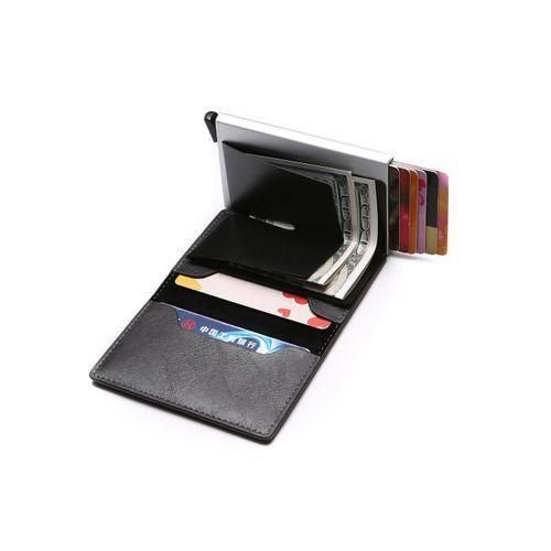 Portefeuille en cuir porte-cartes de crédit, porte-cartes bancaire - Image 1 of 1