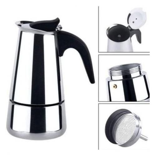 Machine à Café en Acier Inoxydable - 450ml - Image 1 of 1