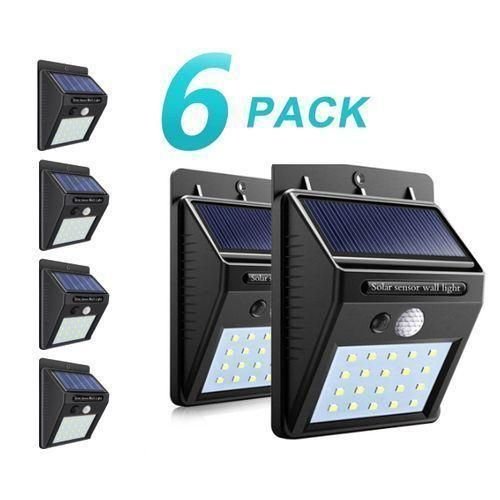 Pack 6 LAMPES 20 LED Solaire Rechargeable - Image 1 of 1