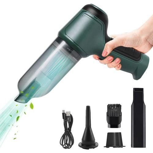 Aspirateur à Main, 3 in 1 Aspirateur sans Fil, Mini Aspirateur pour Voiture, Bureau, Tapis, Escaliers, - Image 1 of 4