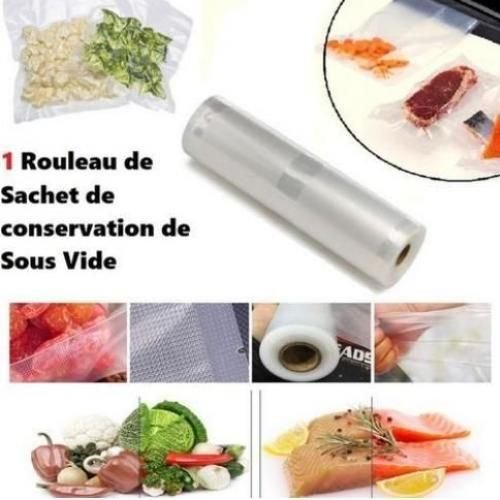 Rouleau Premium pour Machine Sous Vide 5m×20cm - Compatible Toutes Marques - Conservation Optimale - Image 1 of 1
