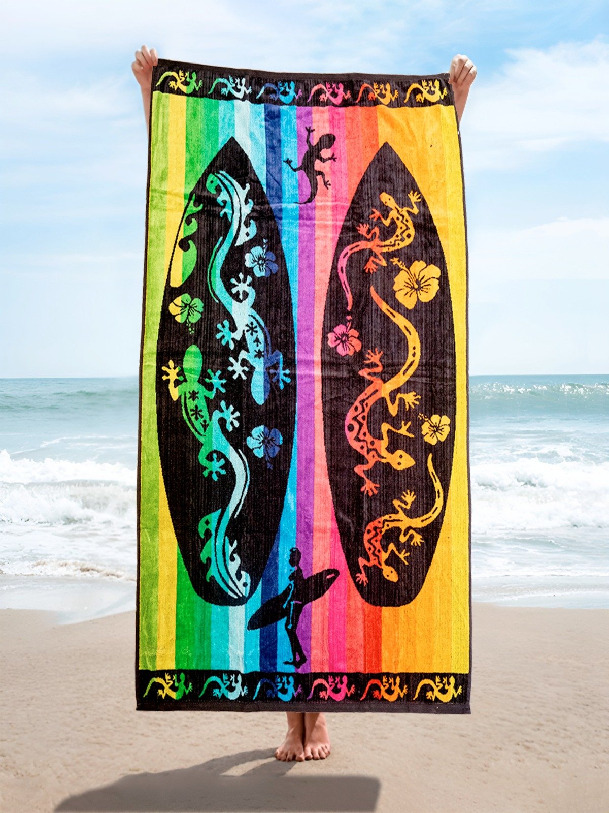 Sunwave serviette de plage 100 % coton - Image 1 of 1