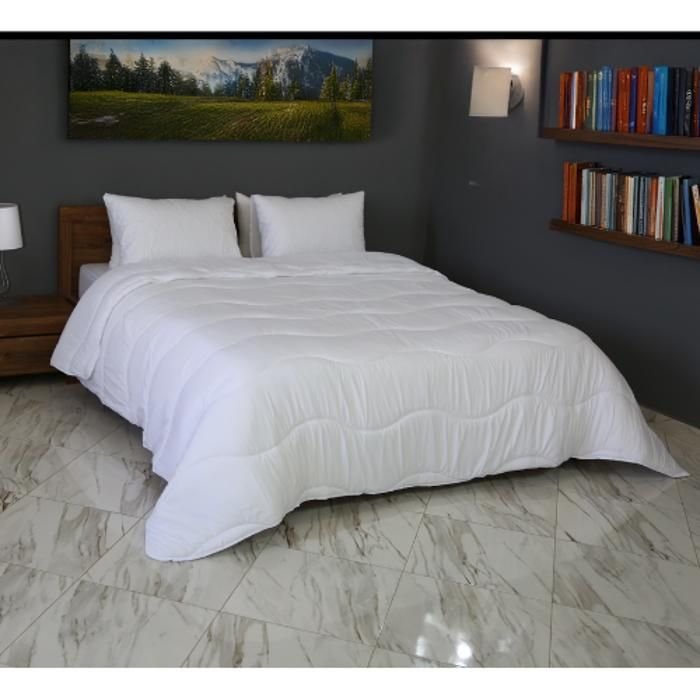 Couette  Blanche  Antiallergique 2 Places - 220x240 cm - Image 1 of 4