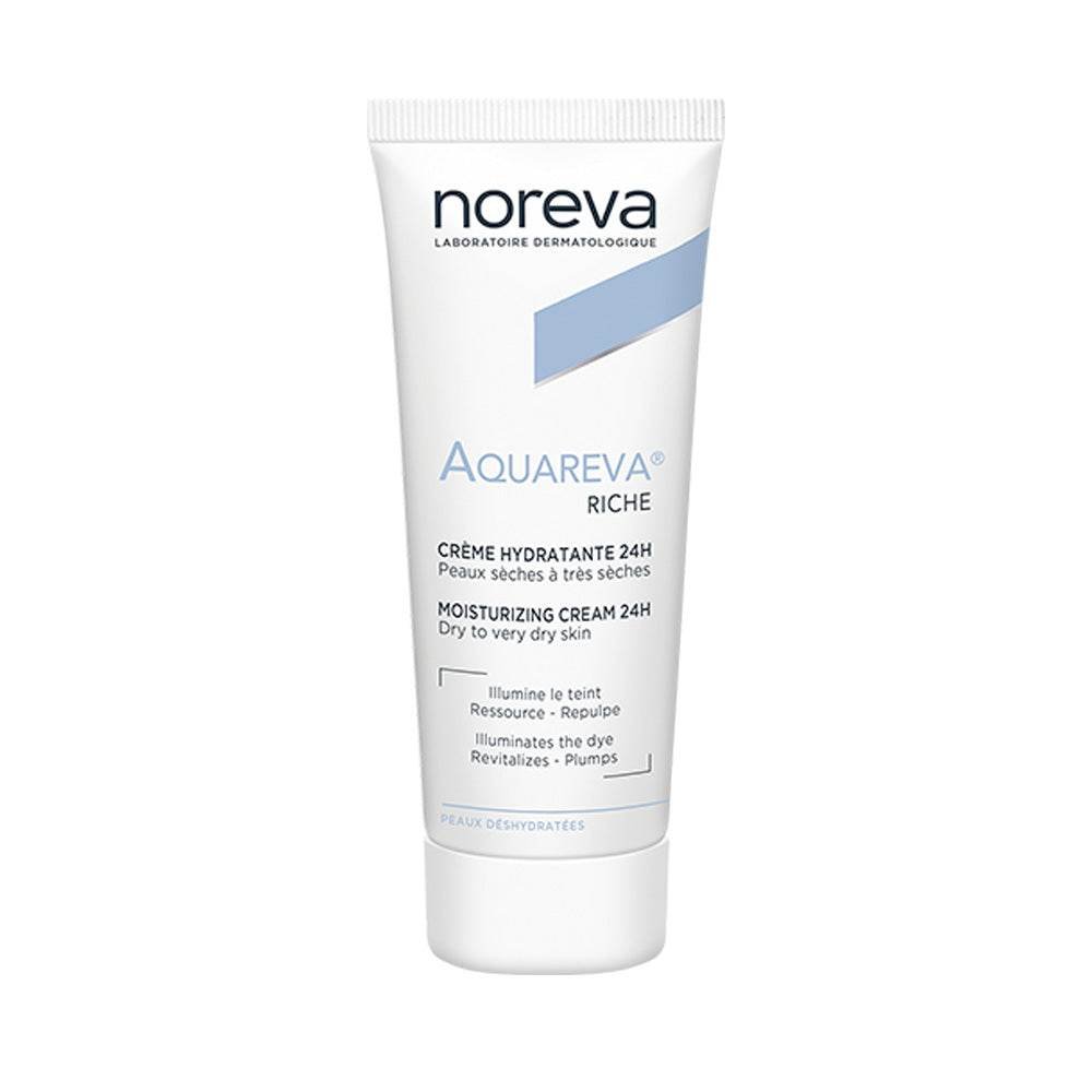 Aquareva Crème Hydratante 24h Riche 40ml Peaux Sèches Très Sèches Nutrition Intense - Image 1 of 1
