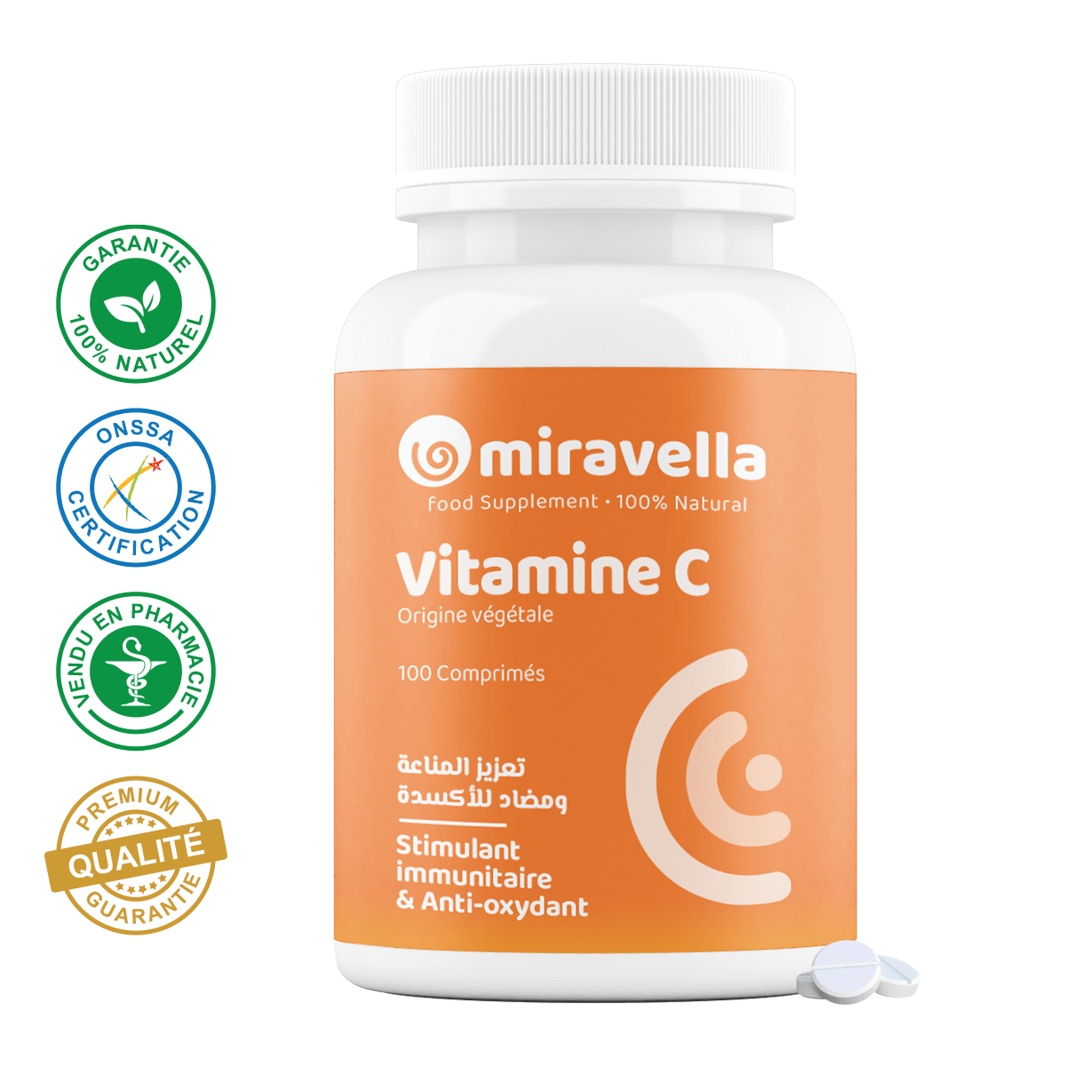 Vitamine C D’origine Végétale - 100% Naturel - Image 1 of 1