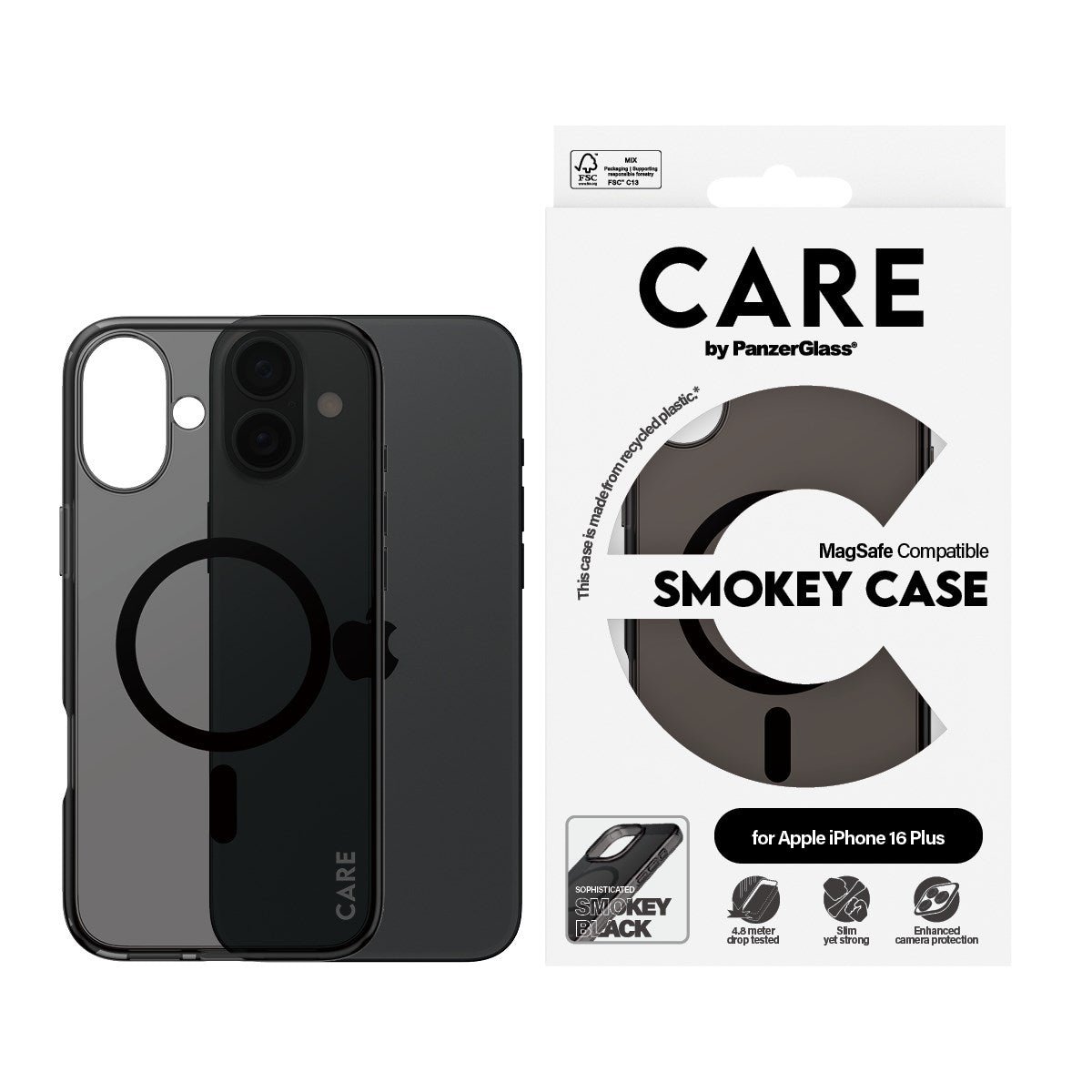 Case Flagship Urban Combat Black MagSafe iPhone 16 - Image 1 of 1