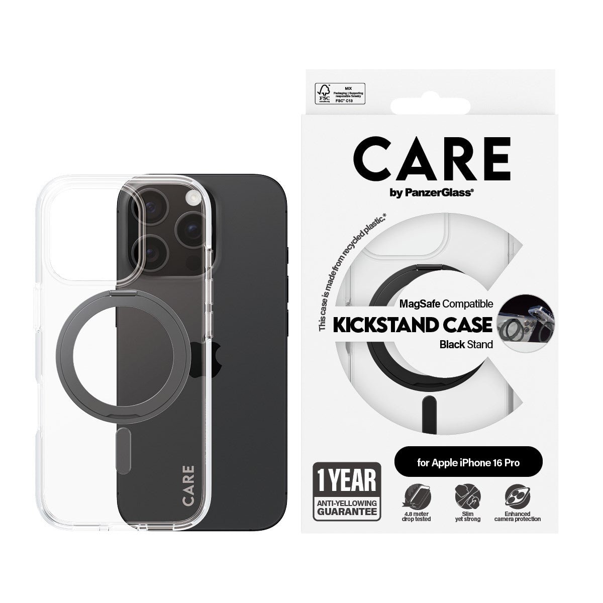 Case Feature  Kickstand & MagSafe iPhone 16 Pro - Image 1 of 1