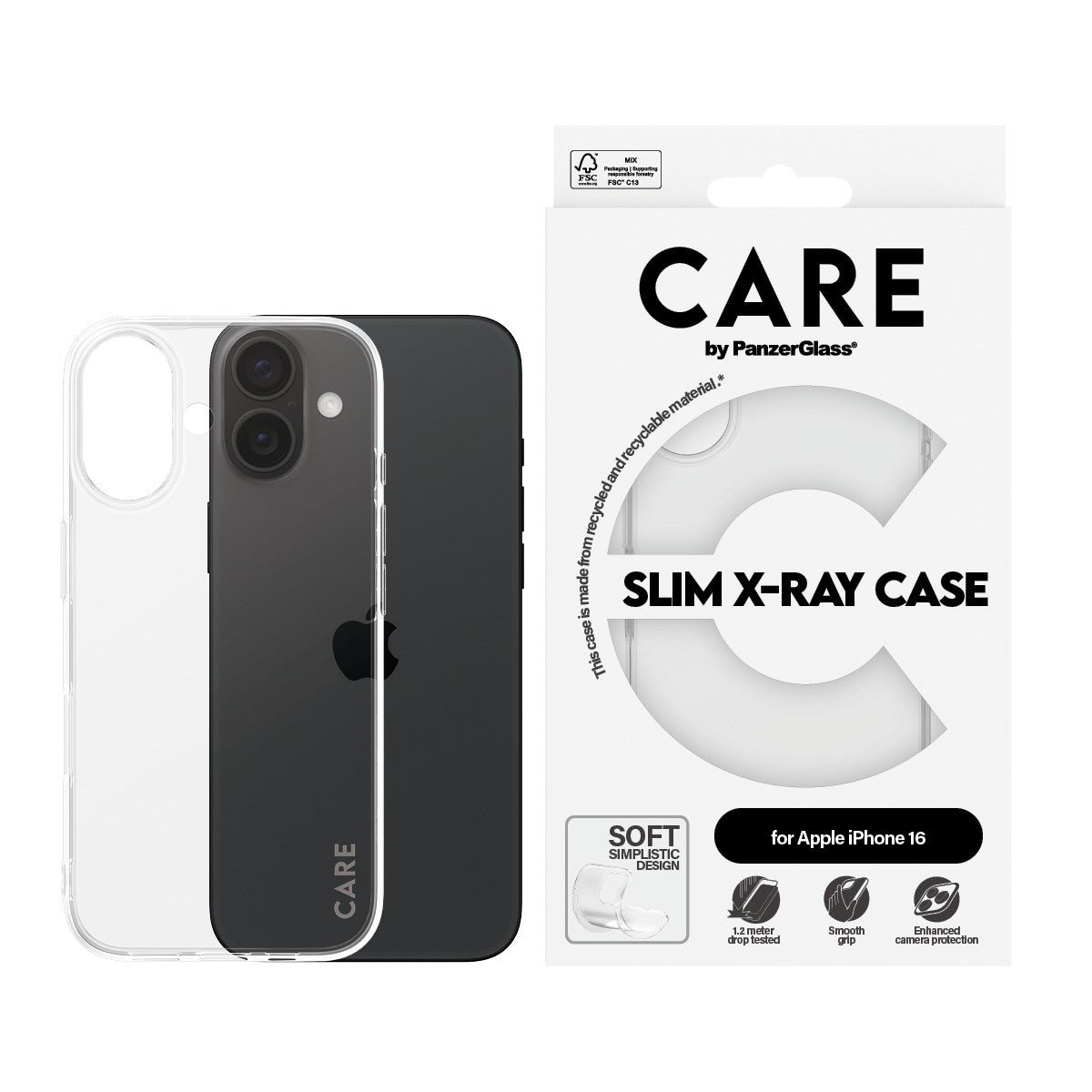 Case Fashion X-Ray Soft Basic iPhone16 - Image 1 of 1