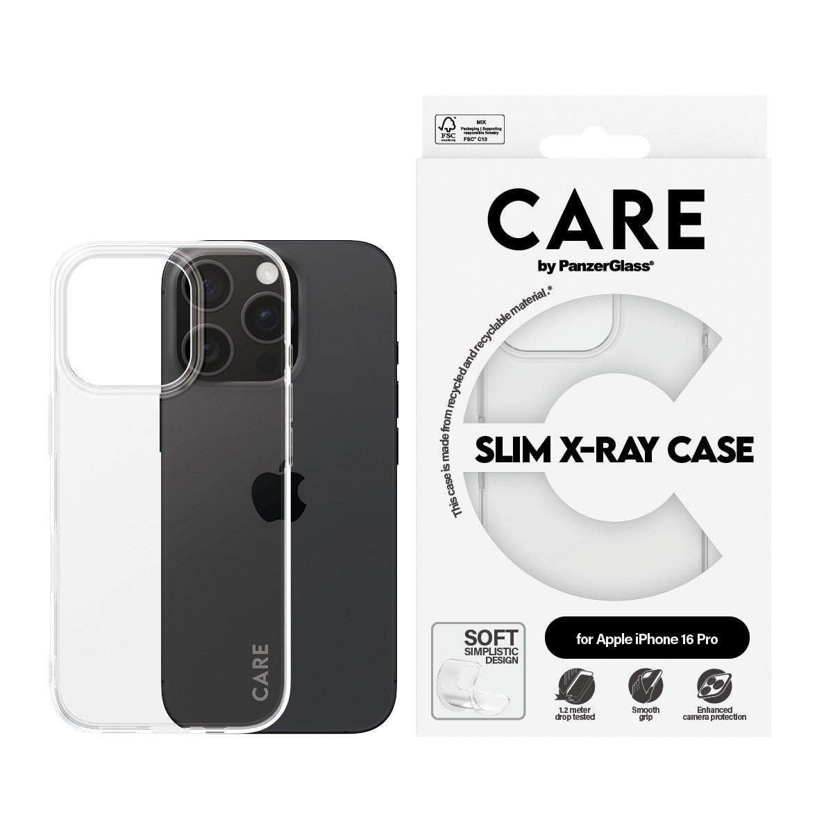 Case Fashion X-Ray Soft Basic iPhone 16 Pro - Image 1 of 1
