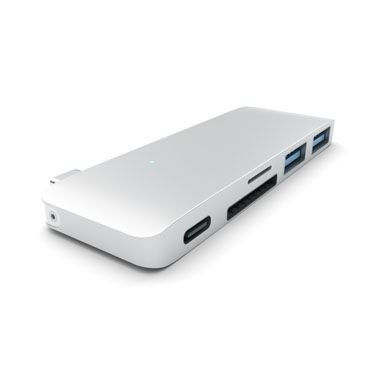 Adaptateur Passthrough USB-C 4-en-1 (Argent) - Image 1 of 1
