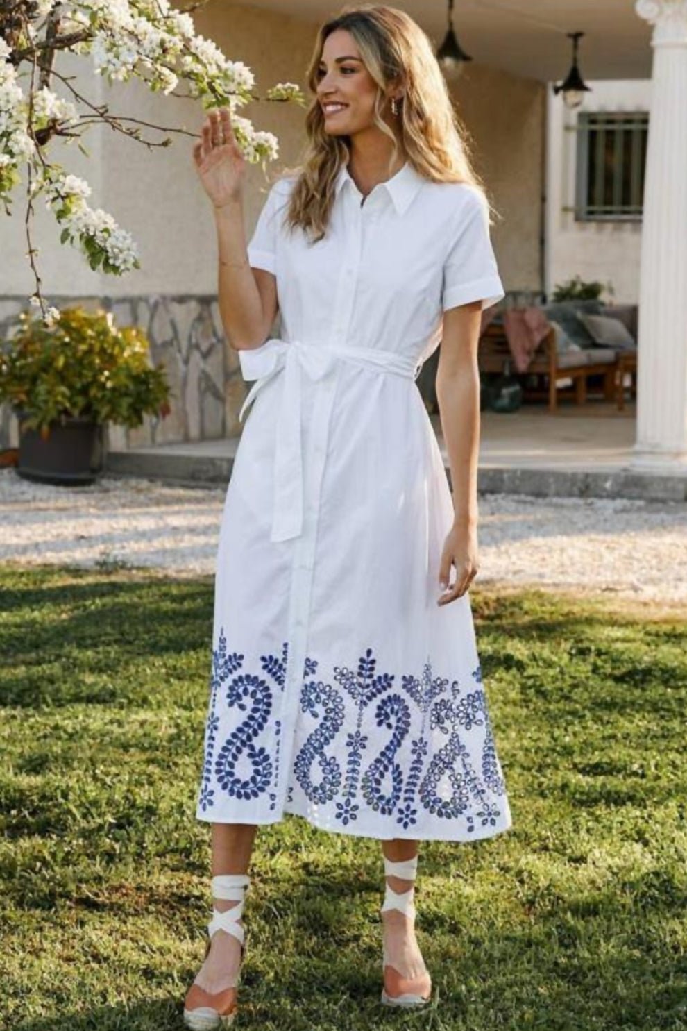 Robe chemisier longue - Image 1 of 2