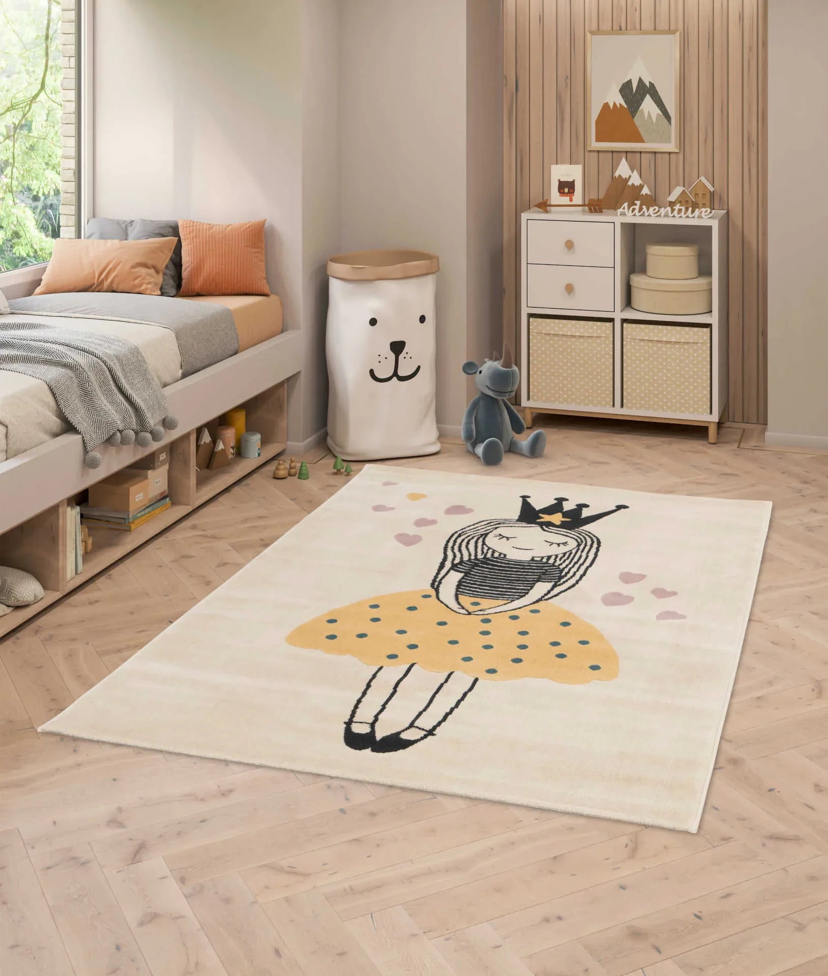 Canvas Tapis N°11 Moderne 120x170 Cm - Image 1 of 4