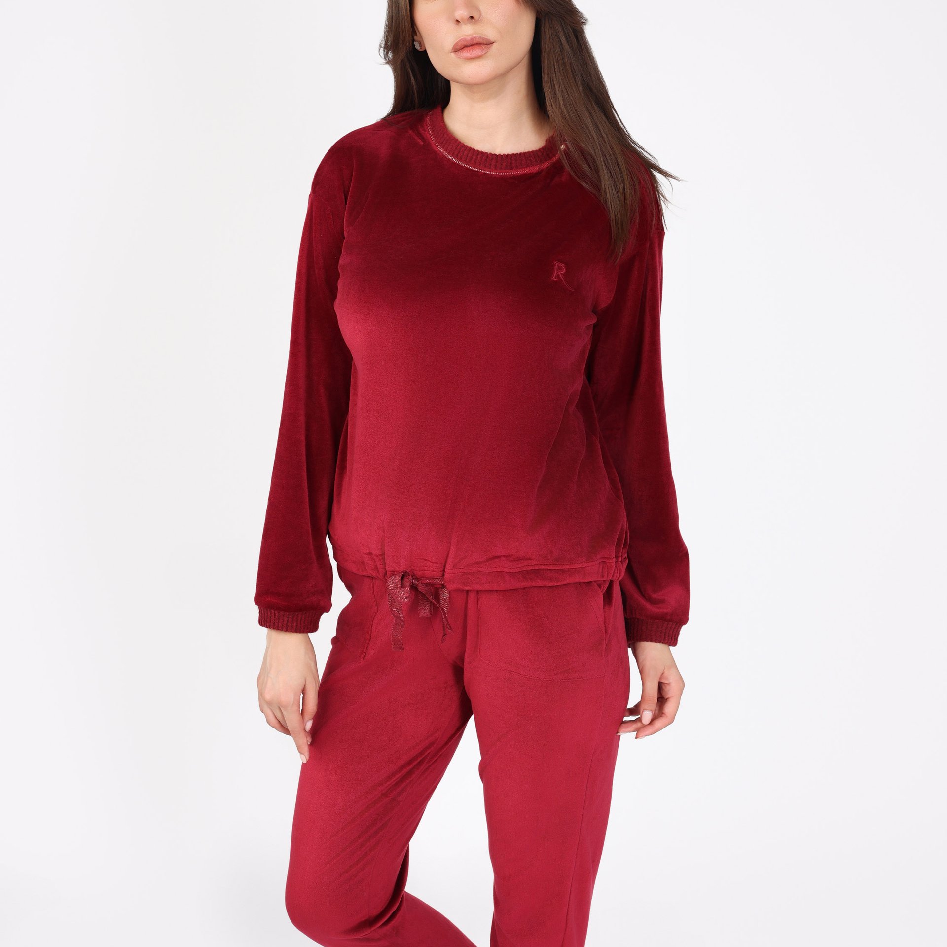 Ensemble Pyjama à Boutons Epaule | Collection Velvet MLC - Image 1 of 4