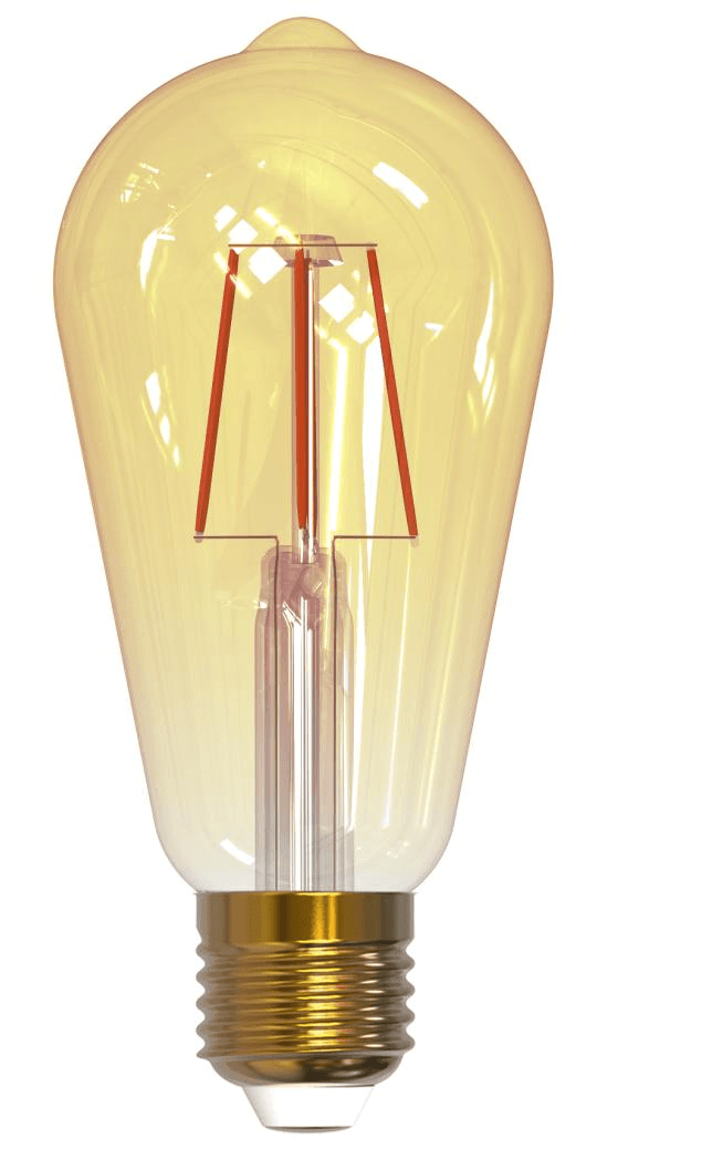 Pack de 10 Ampoule LED ST64 4-40w E27-F-LIC 320LM Amber 2200K - Image 1 of 1
