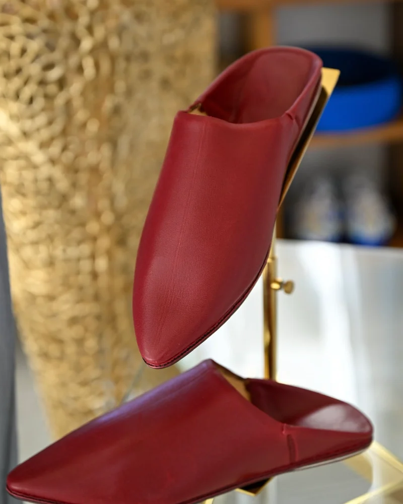 Babouches Bordeaux - Image 1 of 1